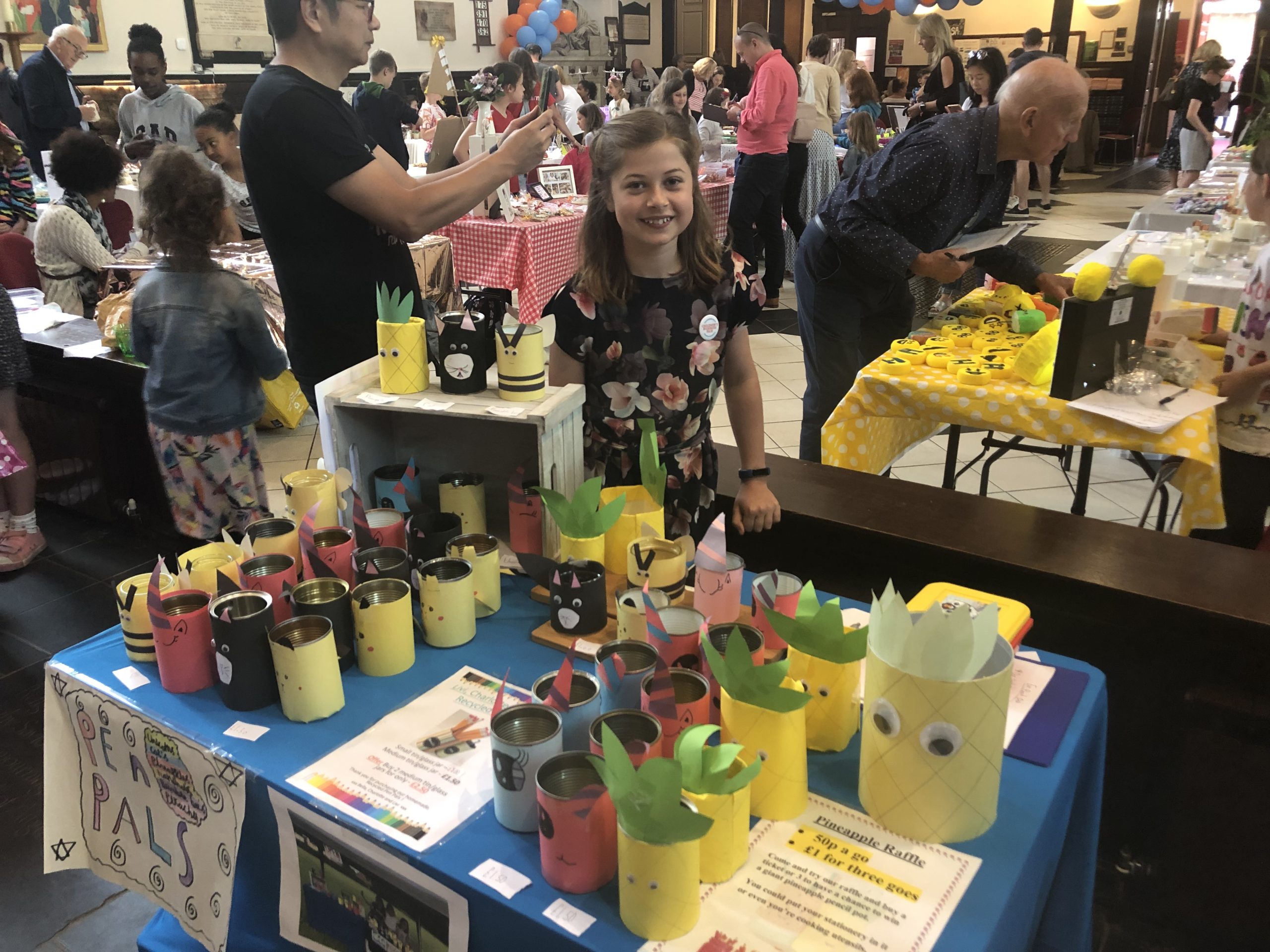 Participants at the Children's Business fair 2